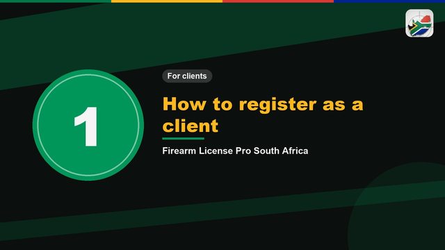 How to register as a client
