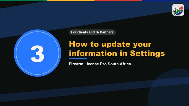 How to update your information in Settings